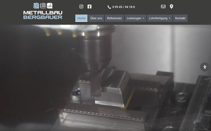 Screenshot of bergbauer-gmbh.de