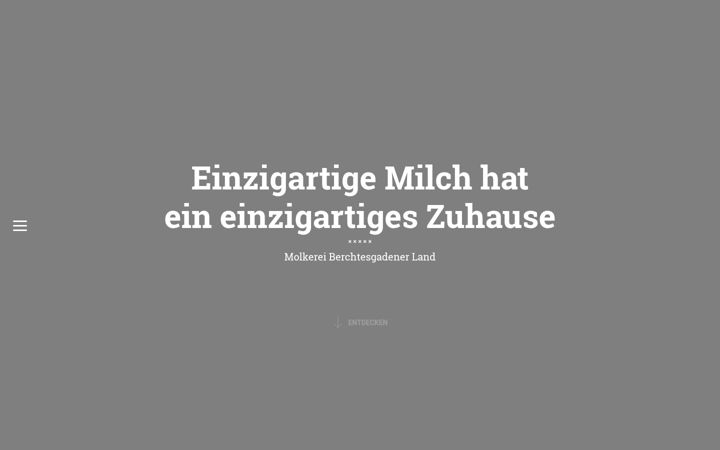 Screenshot του bergbauernmilch.de