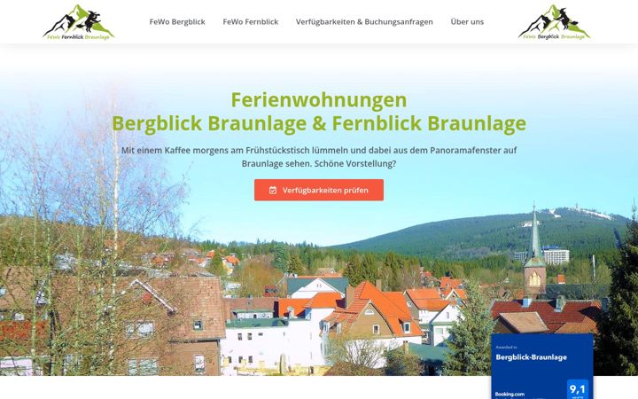 Screenshot of bergblick-braunlage.de