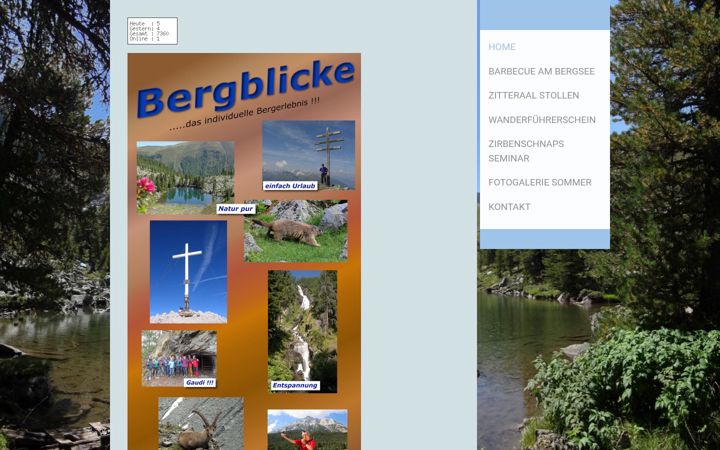 Screenshot stránky bergblicke.at