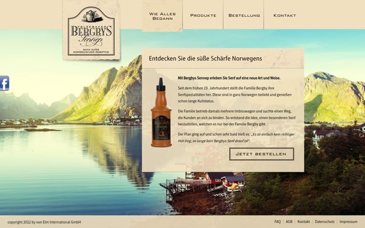 Screenshot of bergbys.de