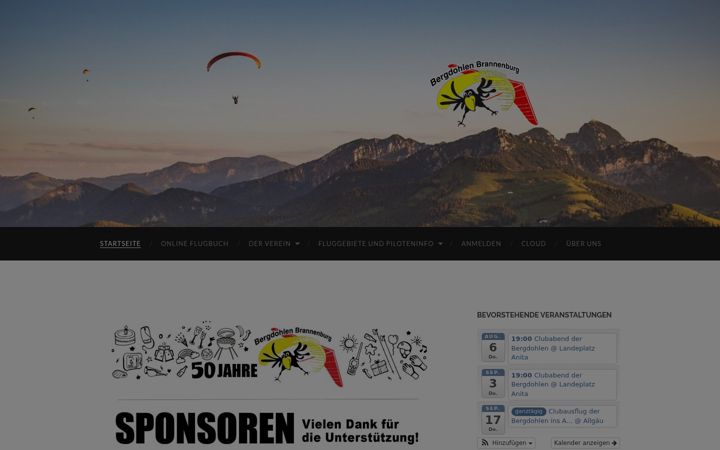 Screenshot of bergdohlen.de