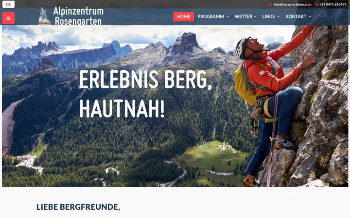 Screenshot of berge-erleben.com