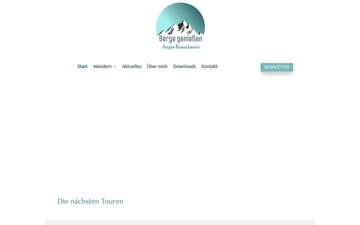 Screenshot of berge-geniessen.de