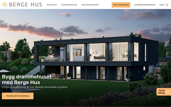 Screenshot of berge-hus.no