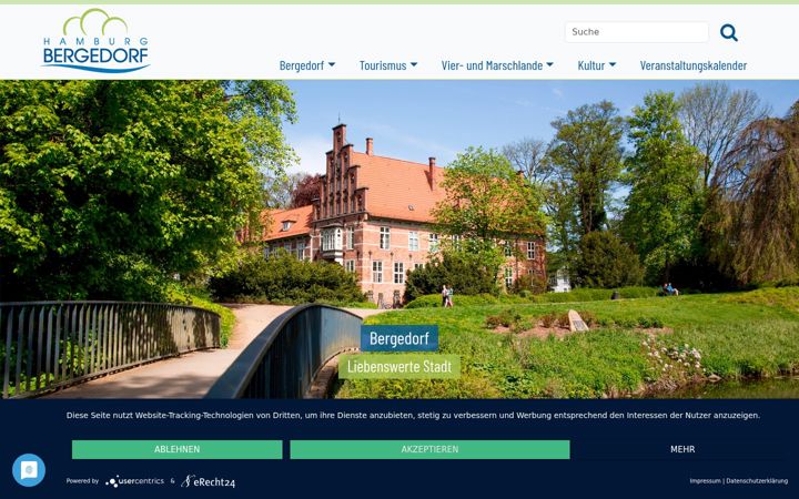 Screenshot of bergedorf.de