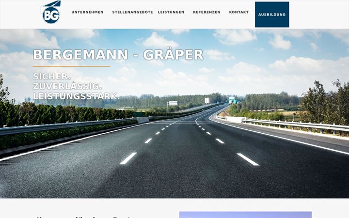 Screenshot of bergemann-graeper.de
