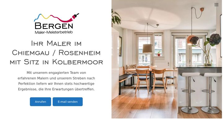 Screenshot of bergen-malermeisterbetrieb.de