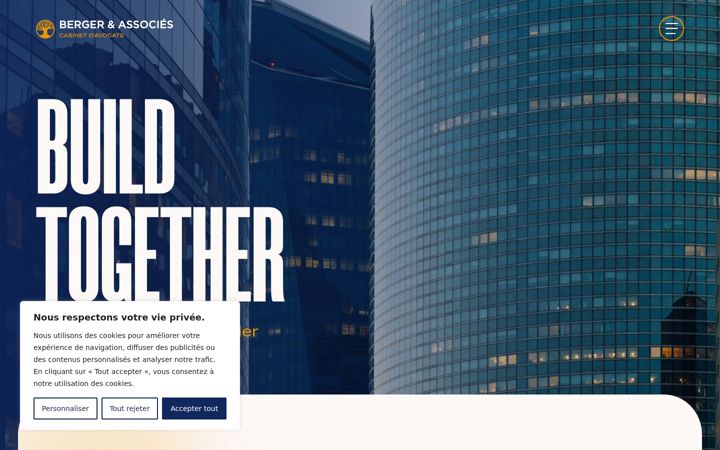 Screenshot of berger-avocats.com