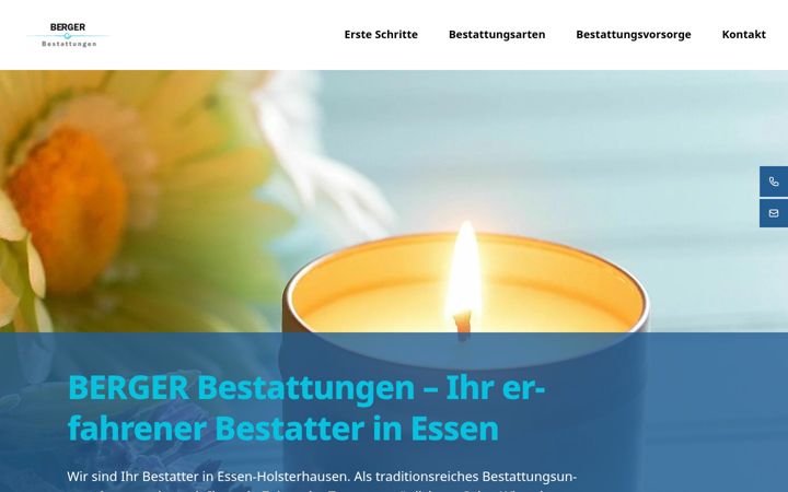 Screenshot of berger-bestattungen.de