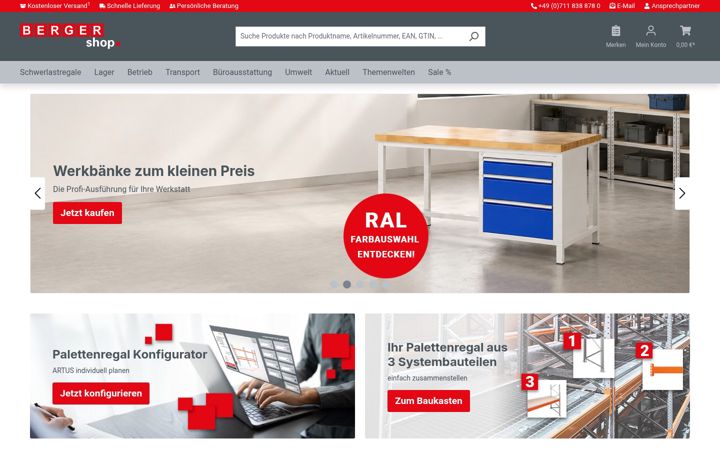 Screenshot of berger-betriebseinrichter.de