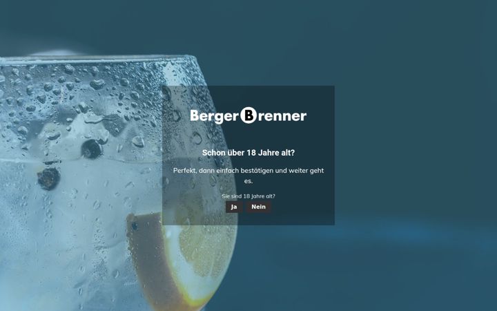 Екранна снимка на berger-brenner.de