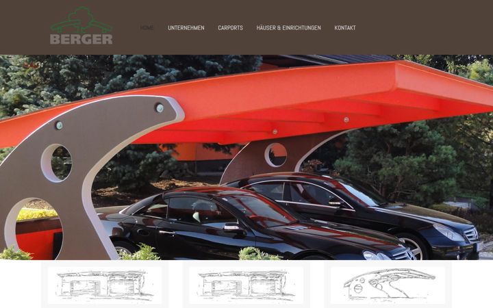 Screenshot of berger-carports.at