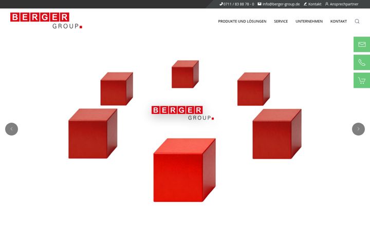 Screenshot of berger-group.de