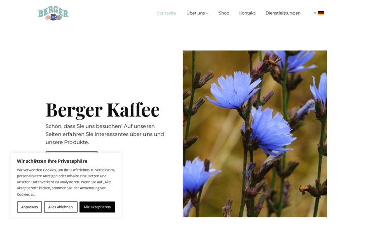 Képernyőkép: berger-kaffee.ch