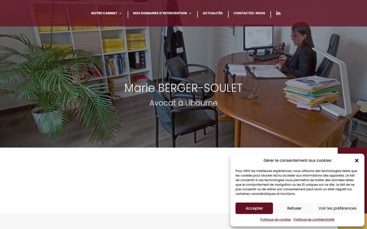 Screenshot ta' berger-soulet-avocat.fr
