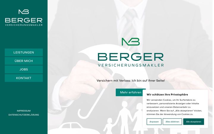 Screenshot of berger-versicherungsmakler.at