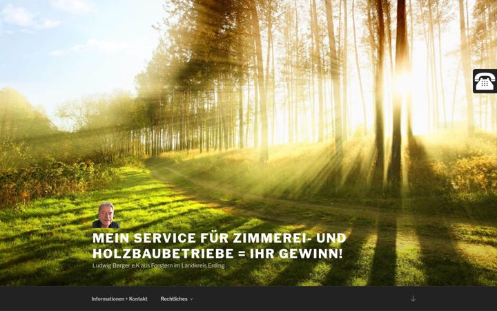 Screenshot of berger-zimmerei-service.de