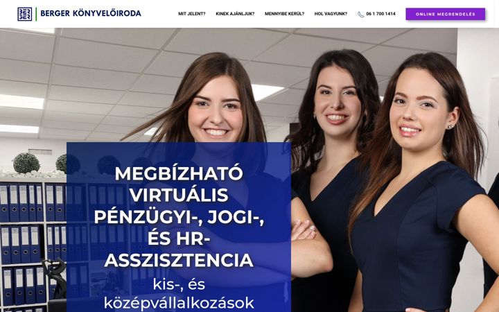 Screenshot of bergerasszisztens.hu