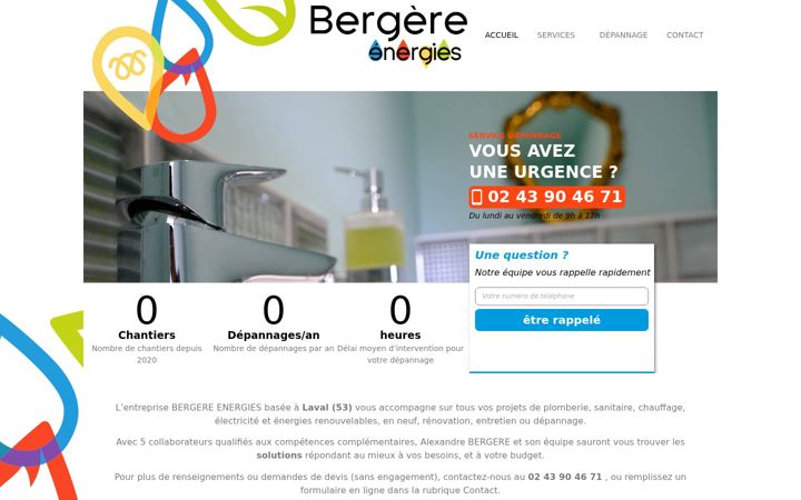 Screenshot of bergere-energies.fr