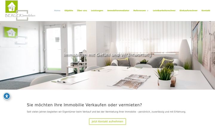 Zrzut ekranu bergerimmobilien.de