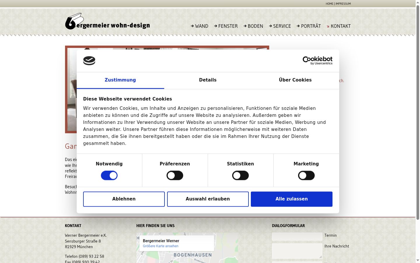 Sutikimo reklamjuostės, rodytos prieš bet kokią sąveiką, ekrano kopija