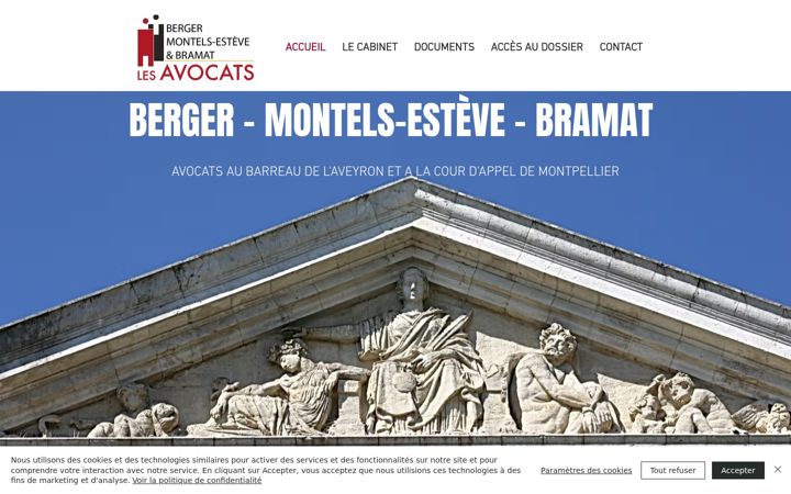 Screenshot of bergermontels.com