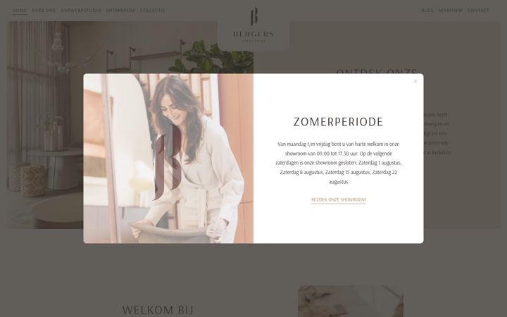 Screenshot of bergers.nl