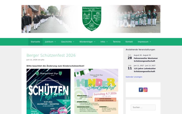Zrzut ekranu bergerschuetzen.de