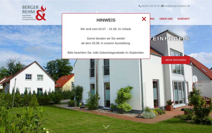 Skærmbillede af bergerundrehm.de