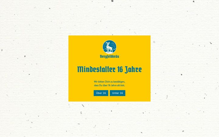 Skærmbillede af bergfeldbraeu.de