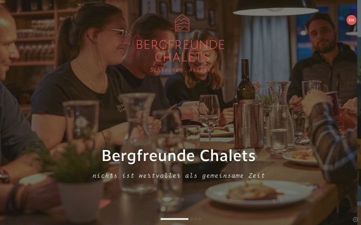 Screenshot of bergfreunde-chalets.at