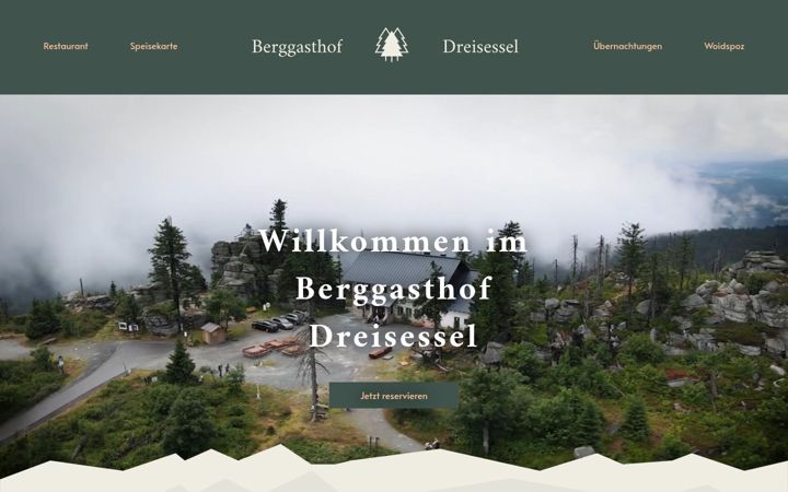 Screenshot of berggasthof-dreisessel.com
