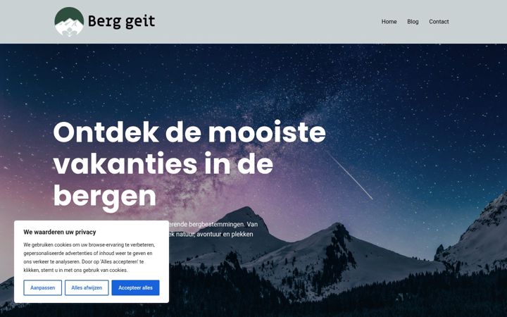 Screenshot of berggeit.nl