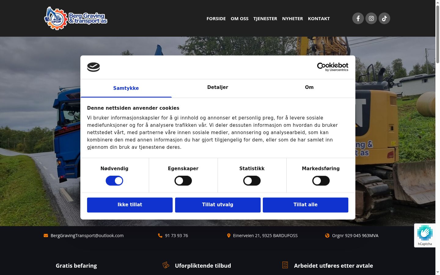 Zrzut ekranu banera zgody wyświetlanego przed jakąkolwiek interakcją