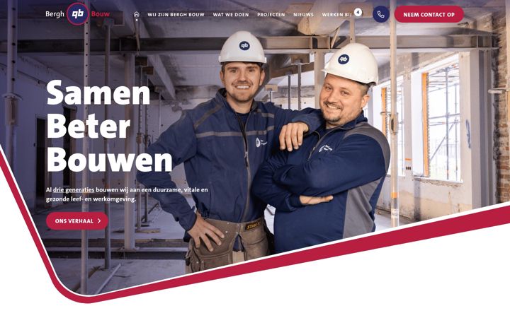 Screenshot of berghbouw.nl
