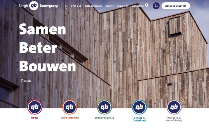 Screenshot of berghbouwgroep.nl