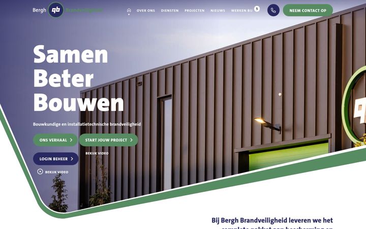 Screenshot von berghbrandveiligheid.nl