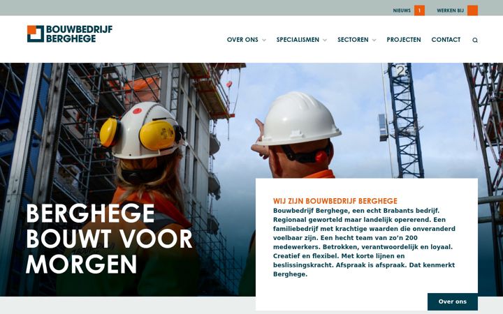 Screenshot von berghege.nl