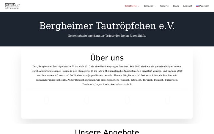 Screenshot of bergheimer-tautroepfchen.de