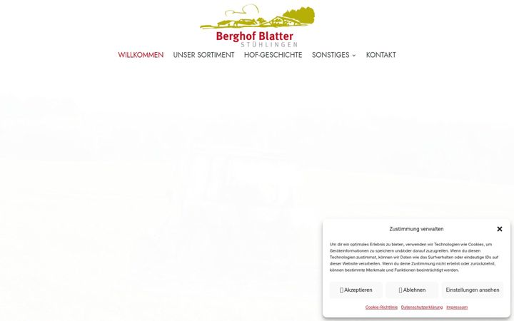 Screenshot of berghof-blatter.de