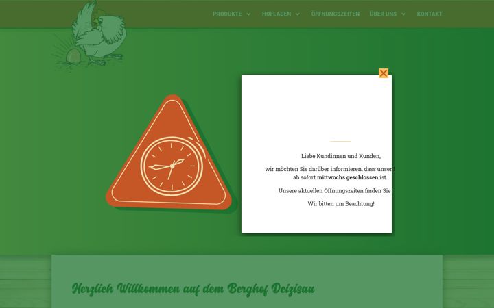 Zrzut ekranu berghof-deizisau.de