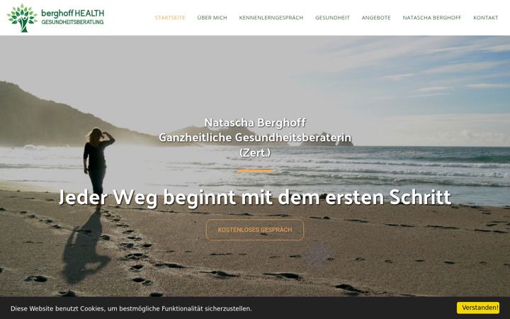 Zrzut ekranu berghoff-health.de