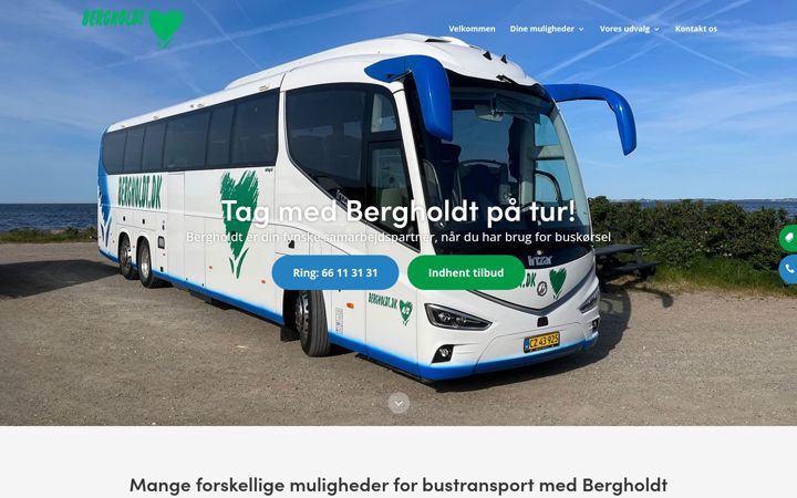 Screenshot of bergholdt-as.dk