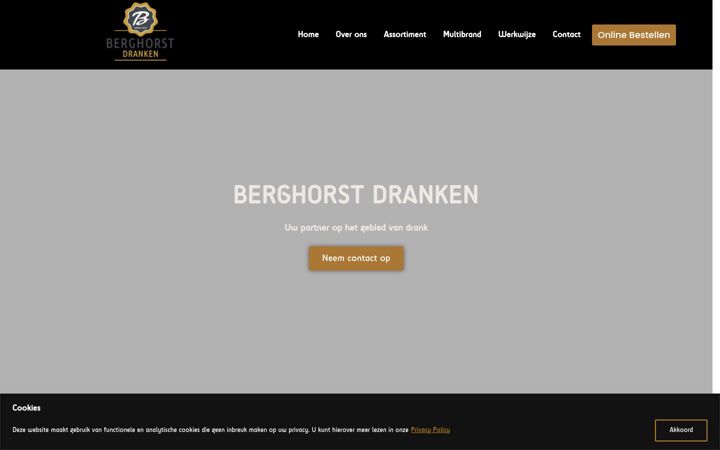 Screenshot von berghorstdranken.nl