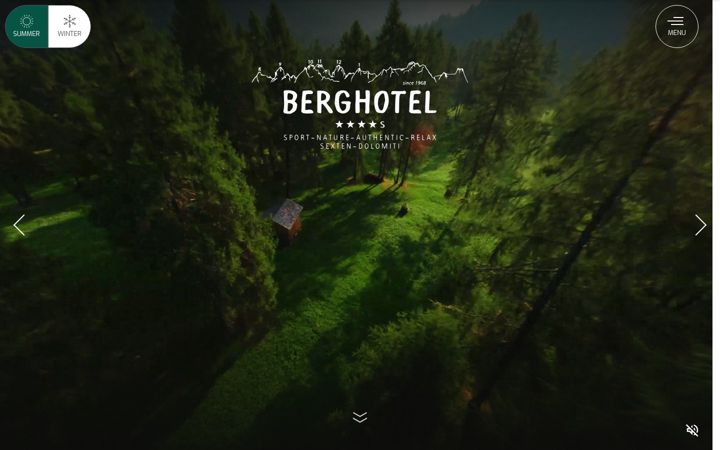Screenshot of berghotel.com