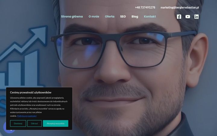 Screenshot of bergiersebastian.pl