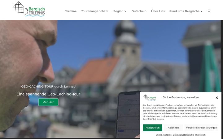 Екранна снимка на bergisch-erlebnis.de