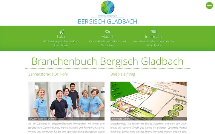 Screenshot of bergisch-gladbach-links.de
