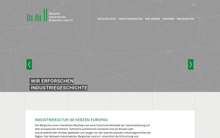 Screenshot of bergische-industriekultur.de
